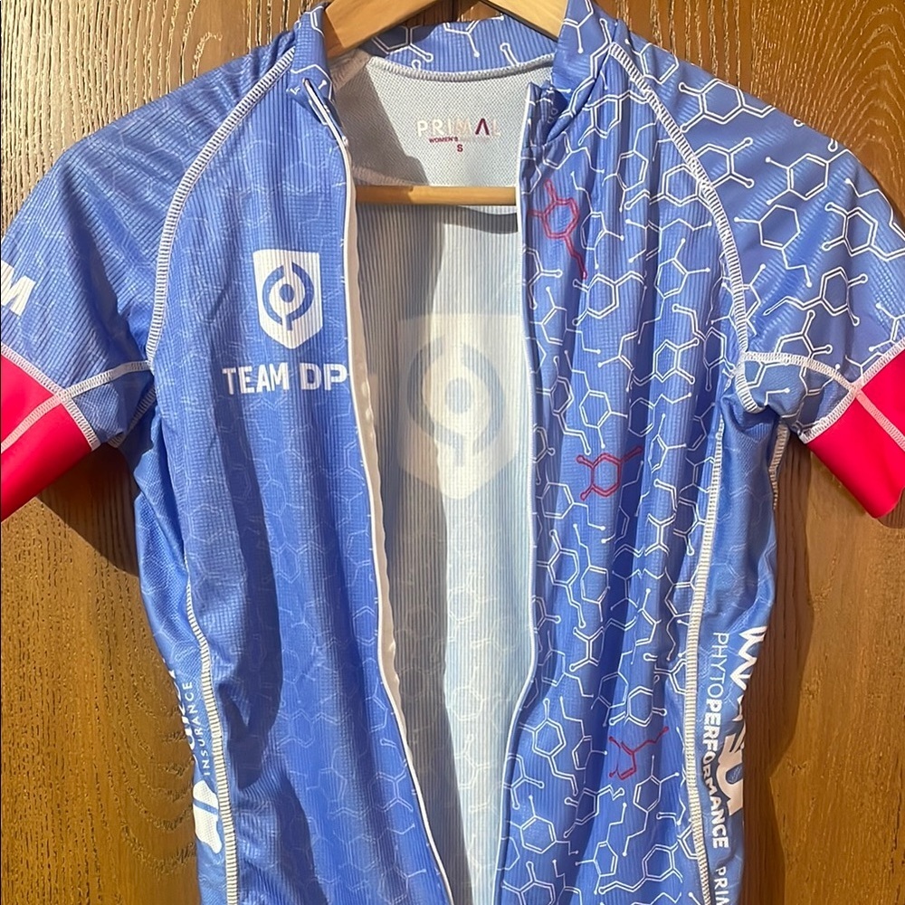 Team DPF Women's Blue Cycling Jersey - Picture 3 of 5